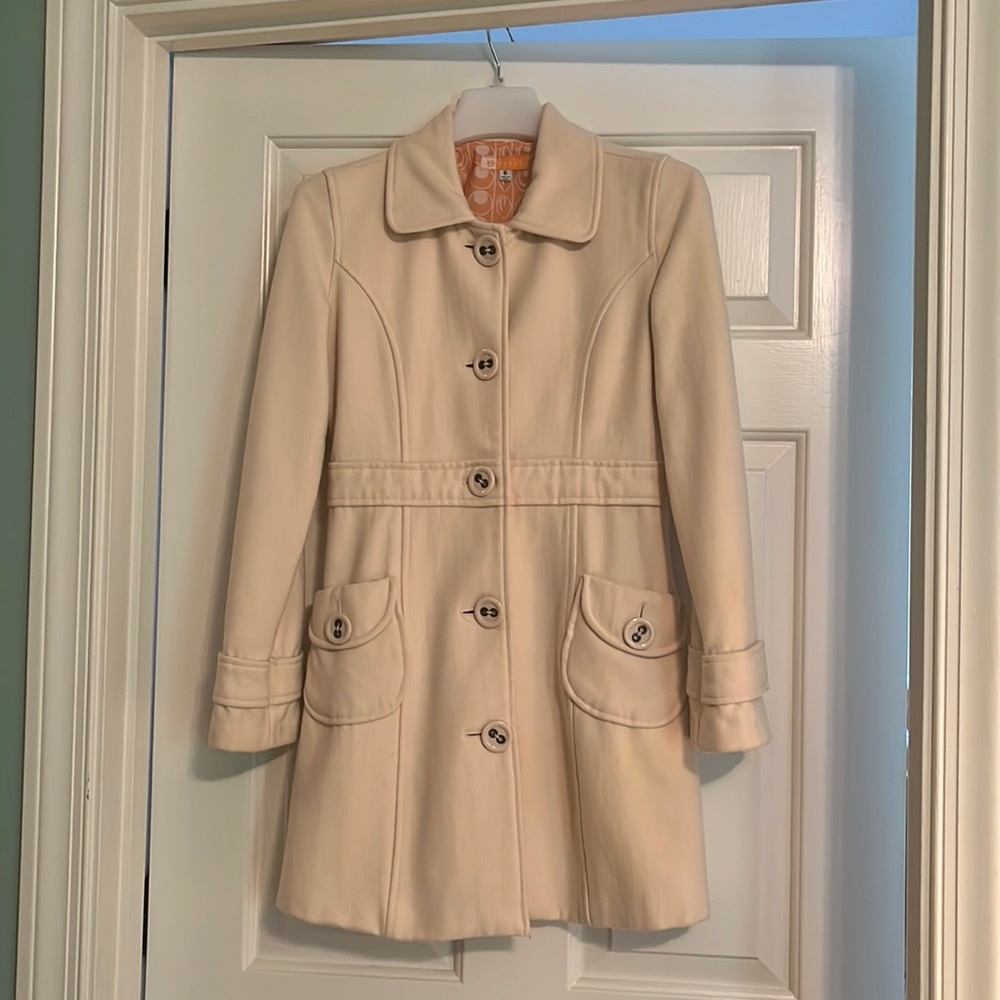 Cream Peacoat